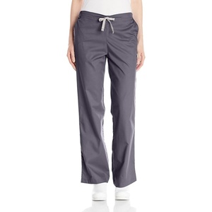 Wink WonderWORK Women’s Flare Leg Scrub Pant, Pewter, S TAL