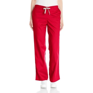 Wink WonderWORK Women’s Flare Leg Scrub Pant, Red, M