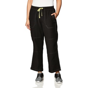 WonderWink Women’s Petite Four-Stretch Sporty Cargo Scrub Pant, Petite(Black)