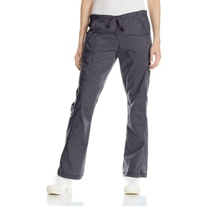 WonderWink Women’s Wonderflex Joy Denim Style Staight Leg Scrub Pant(Charcoal)