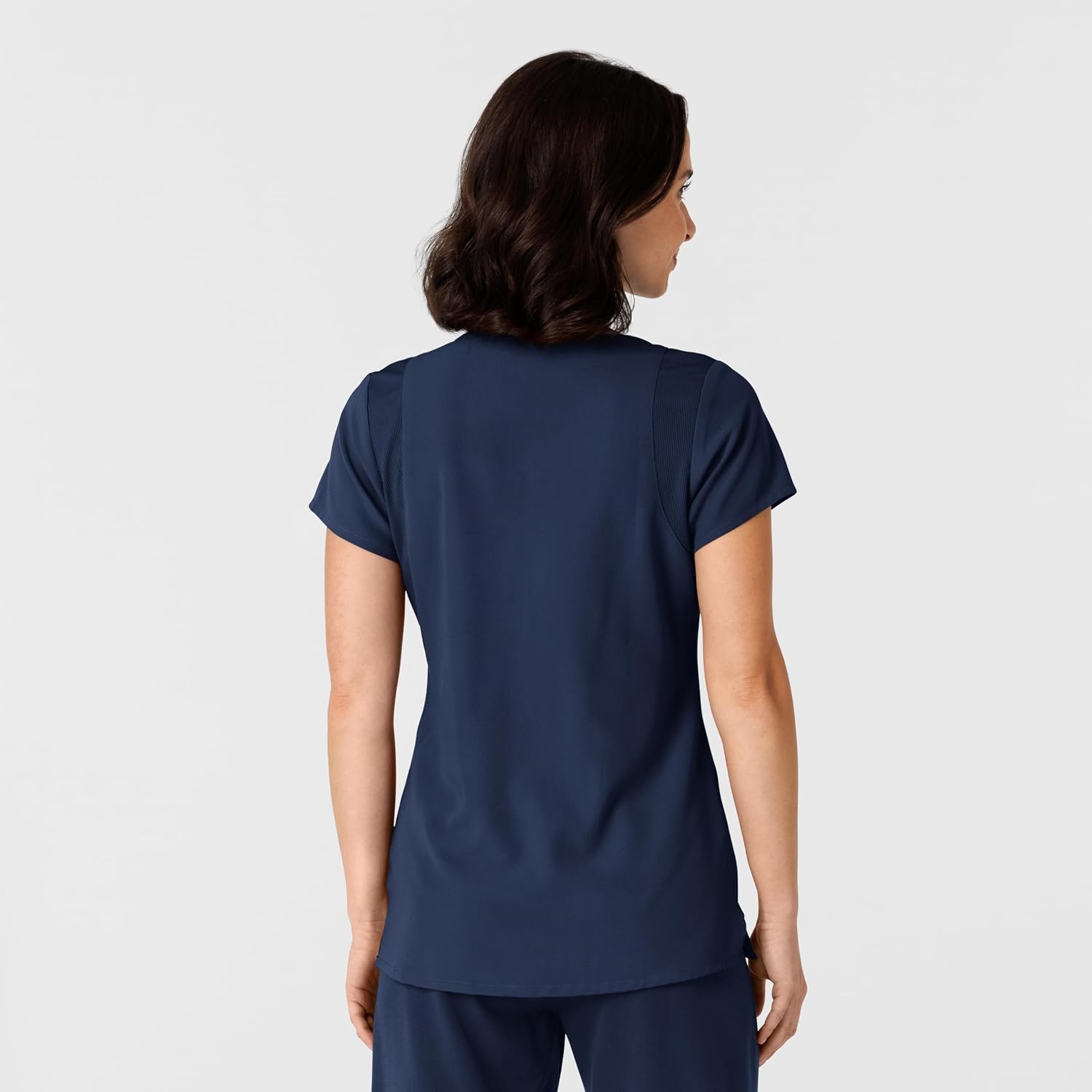 image:imageWink Nova Womens FlexnReach Shoulder Panel VNeck Scrub TopNavy