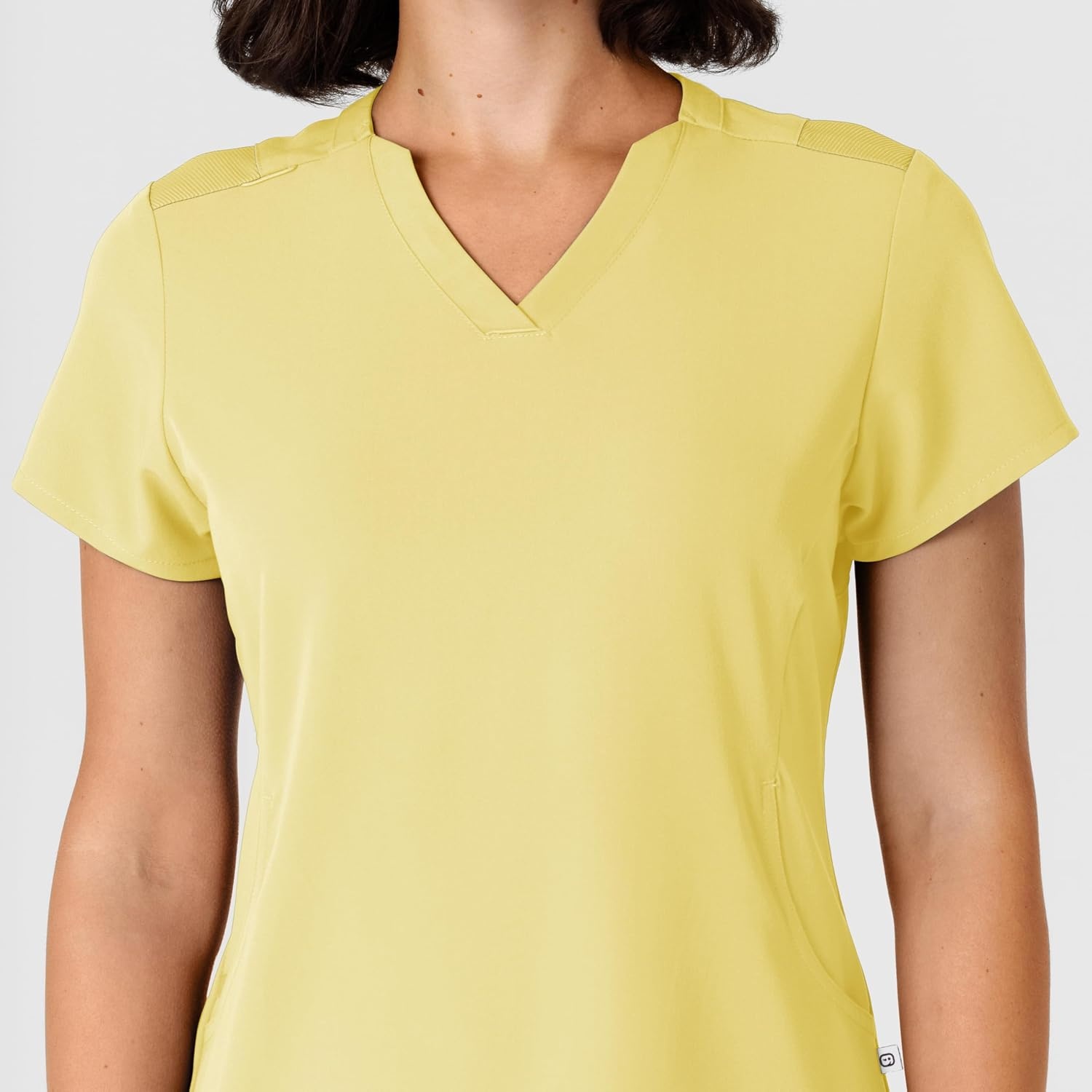 image:imageWink Nova Womens FlexnReach Shoulder Panel VNeck Scrub TopSunshine Yellow