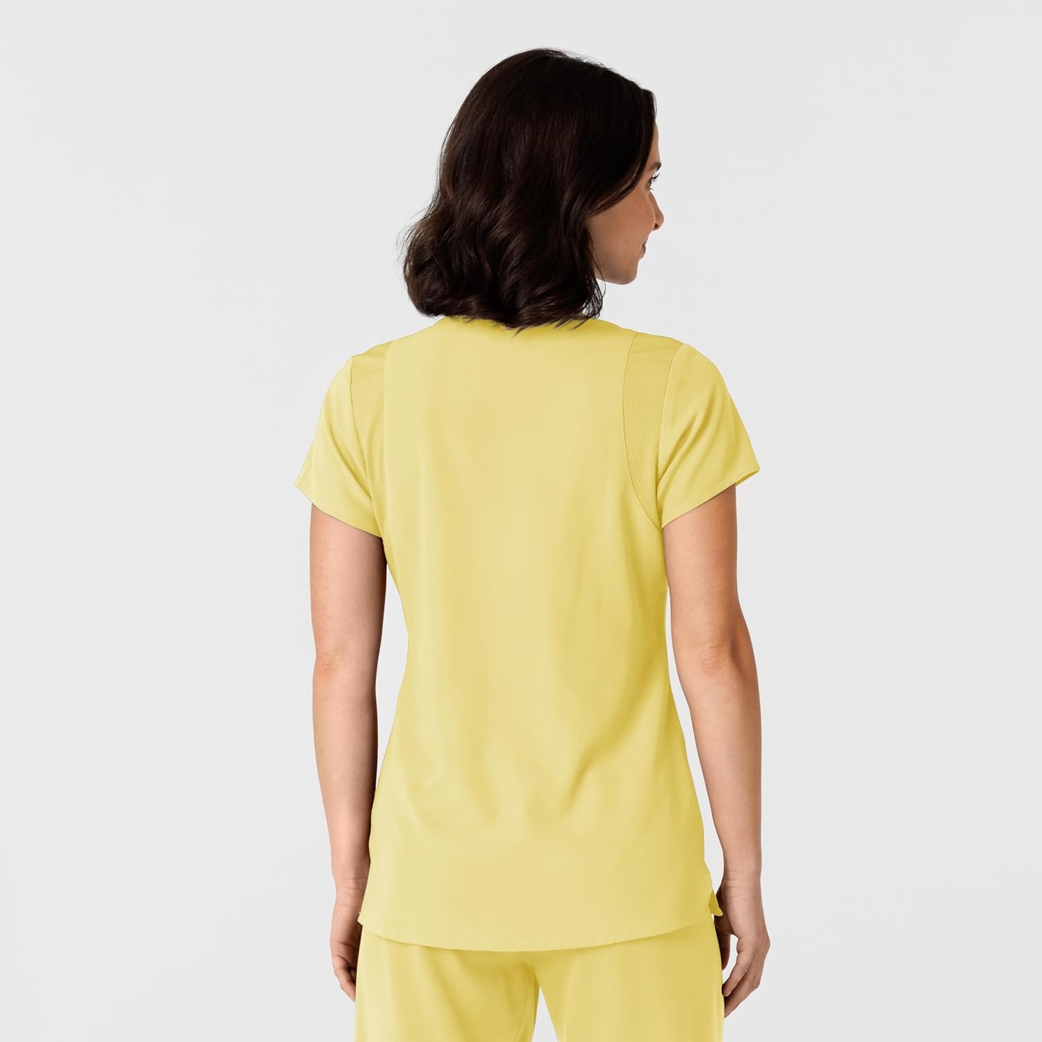image:imageWink Nova Womens FlexnReach Shoulder Panel VNeck Scrub TopSunshine Yellow
