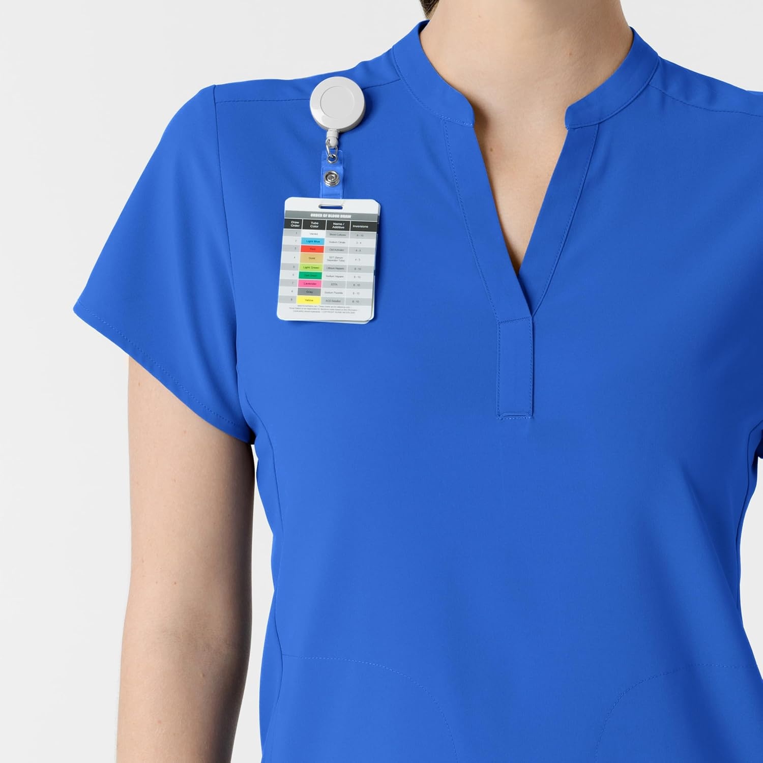 image:imageWink Renew Womens Mandarin Collar Scrub TopRoyal