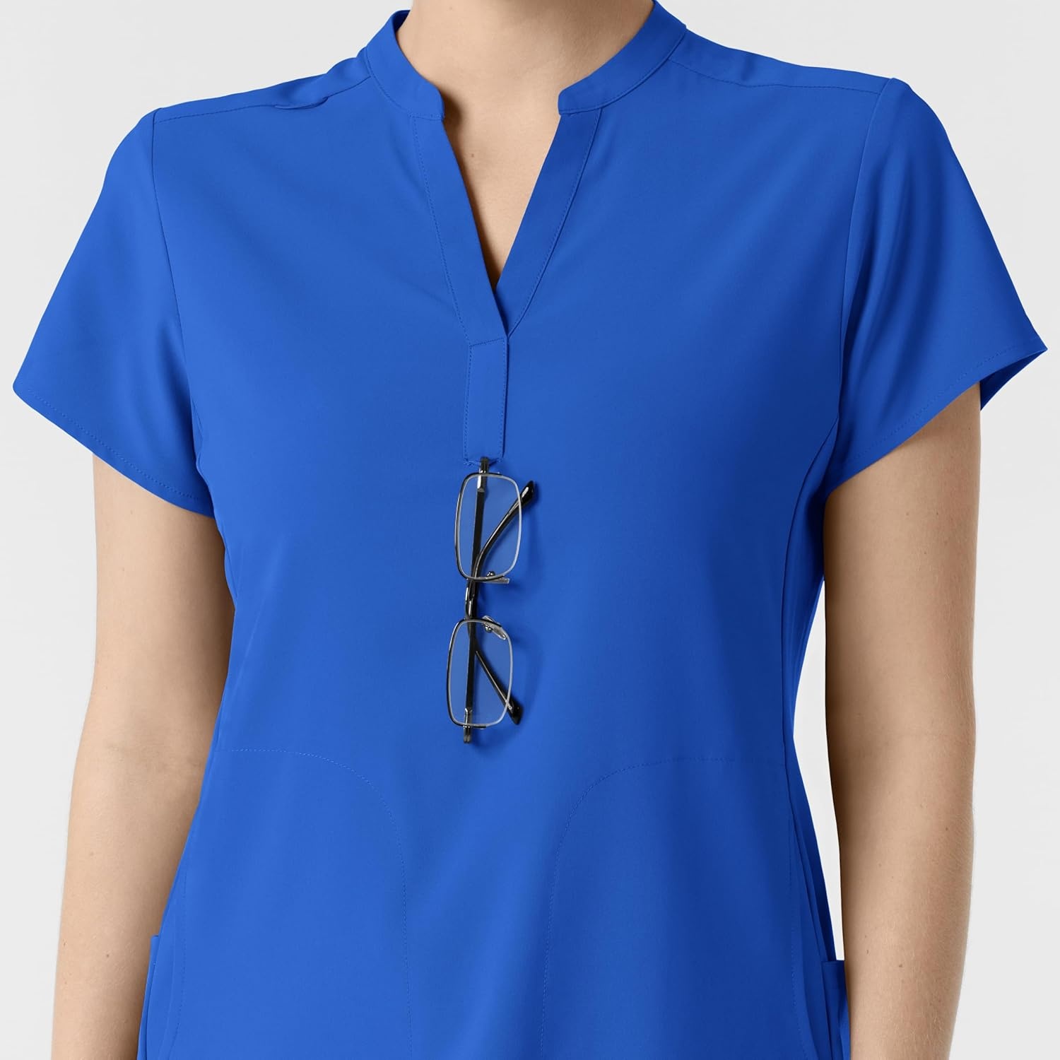image:imageWink Renew Womens Mandarin Collar Scrub TopRoyal