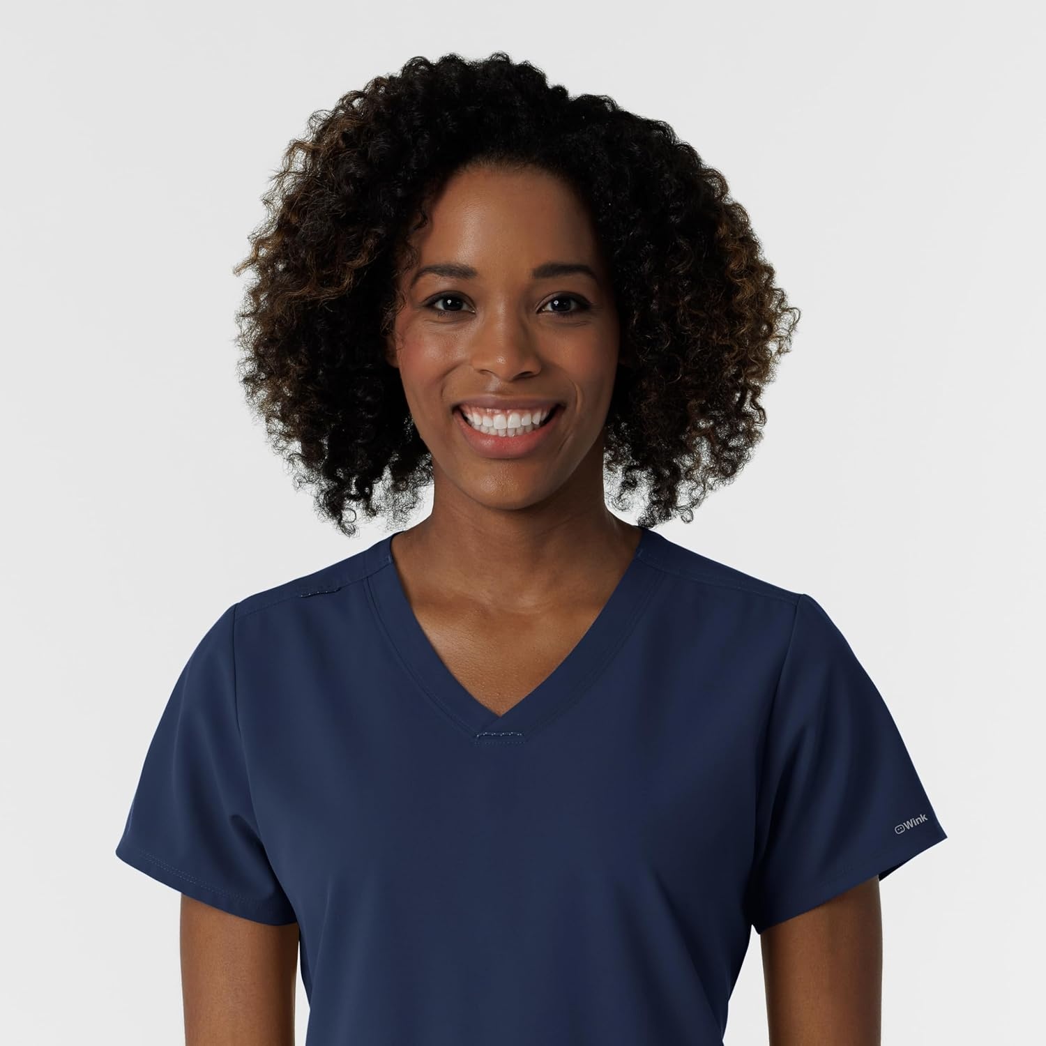 image:imageWink Womens Womens VNeck Scrub TopNavy