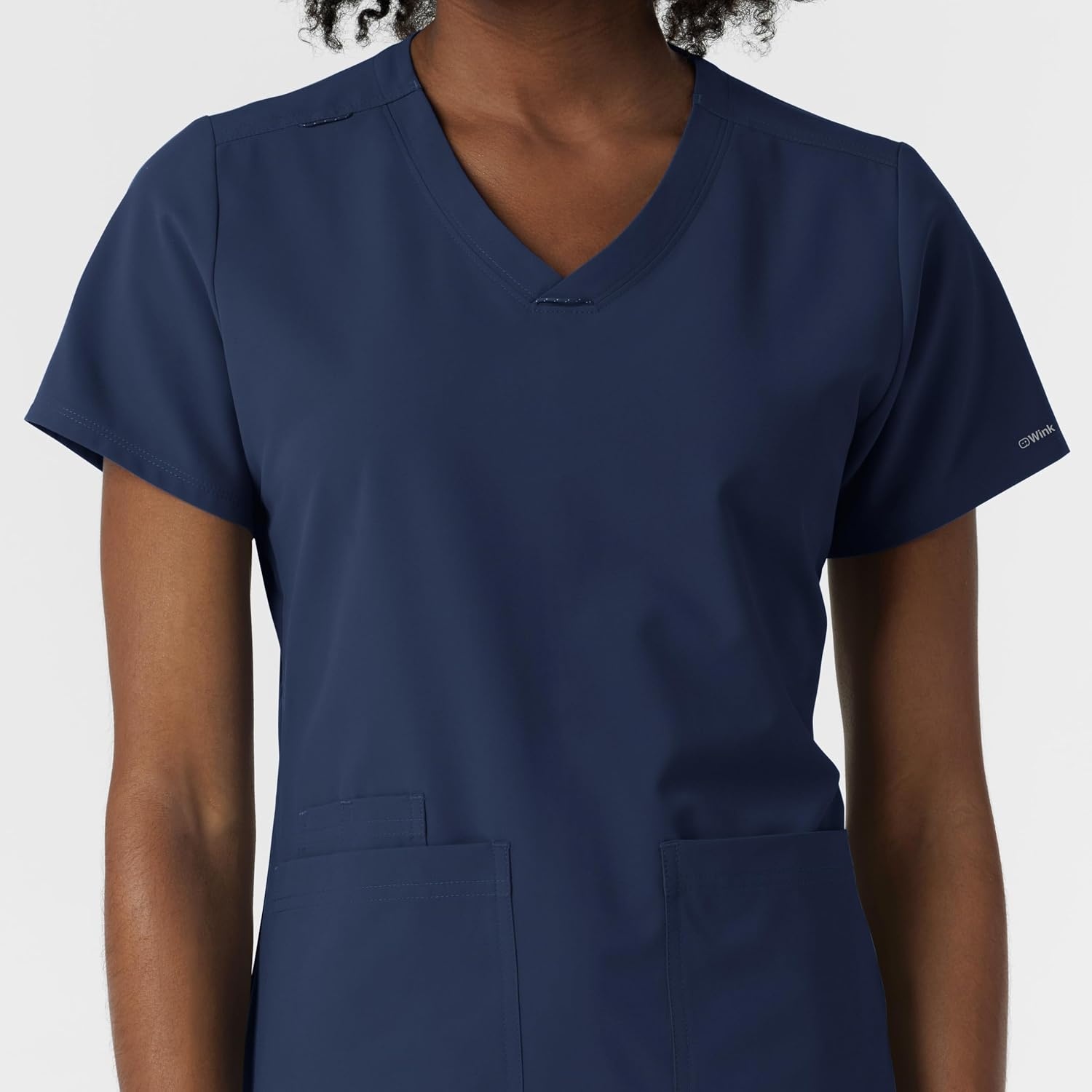 image:imageWink Womens Womens VNeck Scrub TopNavy