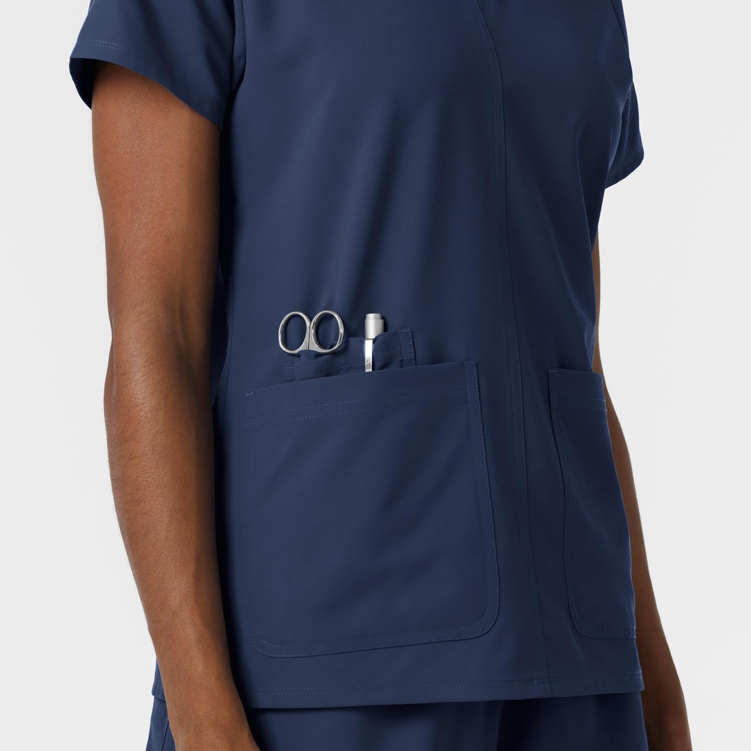 image:imageWink Womens Womens VNeck Scrub TopNavy