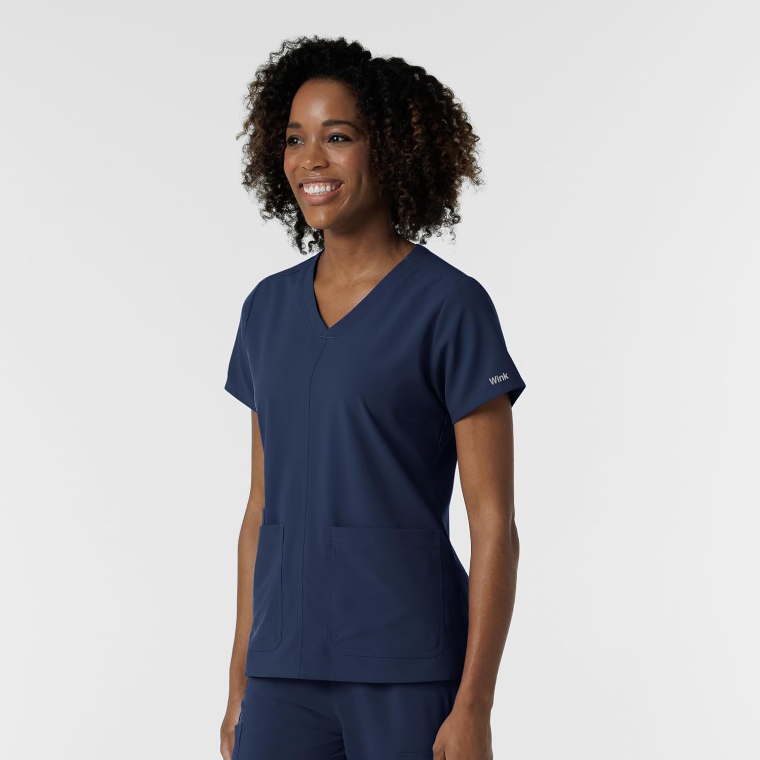 image:imageWink Womens Womens VNeck Scrub TopNavy