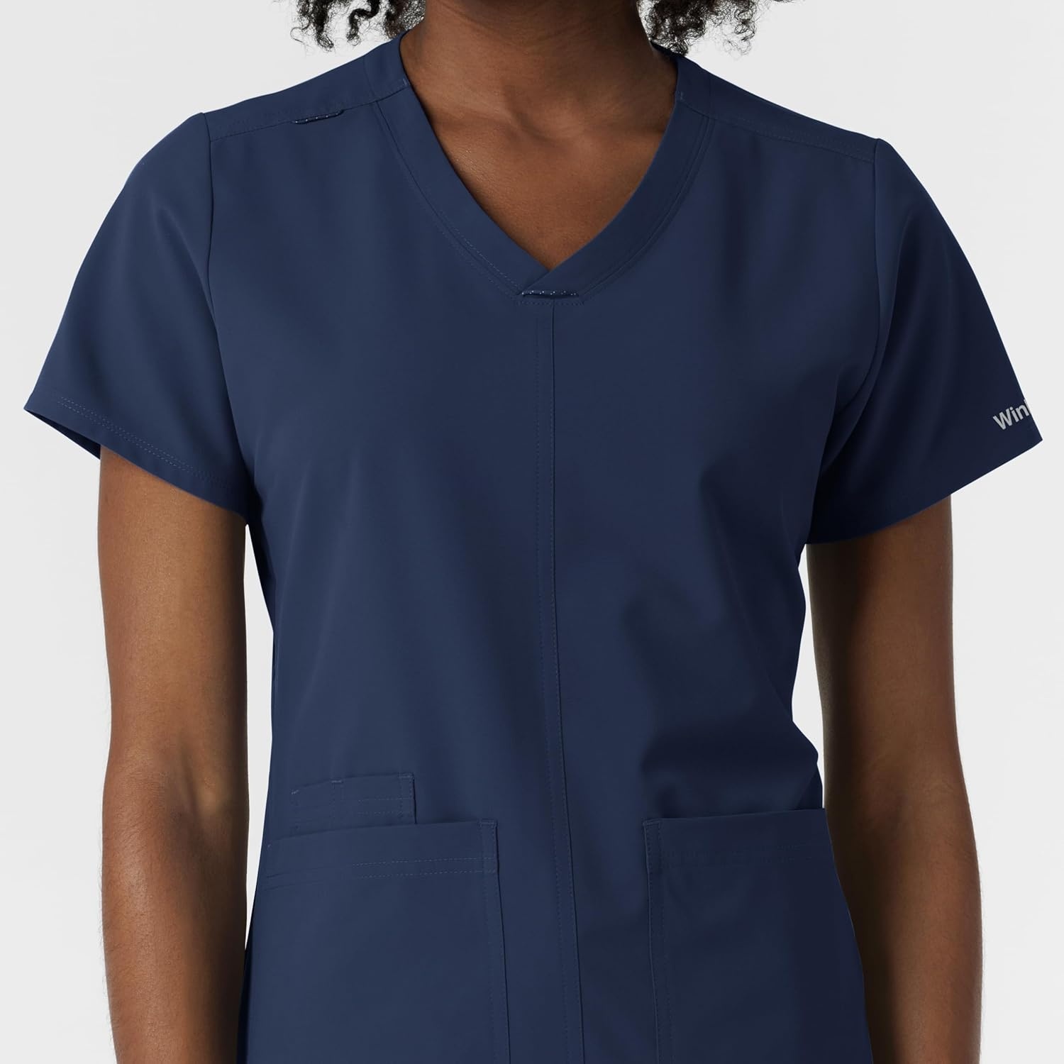 image:imageWink Womens Womens VNeck Scrub TopNavy