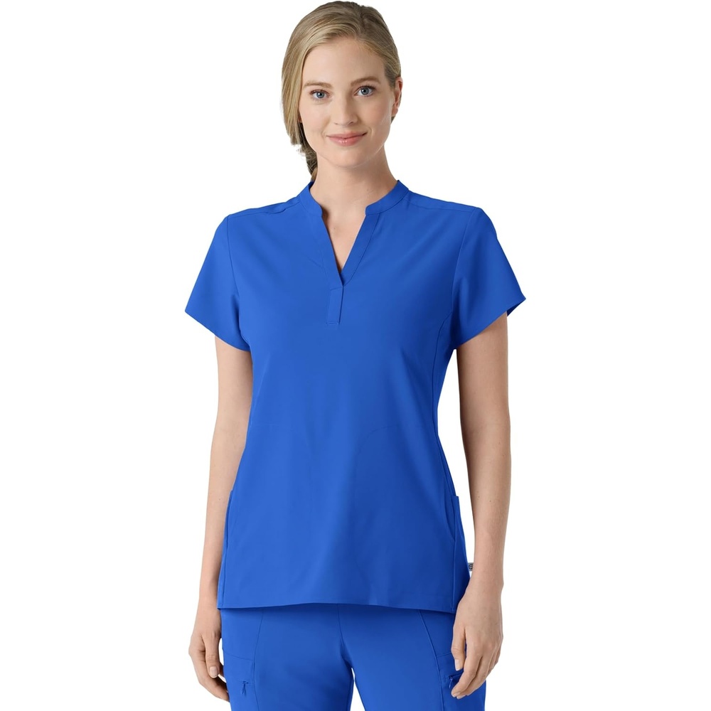 image:imageWink Renew Womens Mandarin Collar Scrub TopRoyal