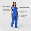 Wink Nova Women’s Flex-n-Reach Shoulder Panel V-Neck Scrub Top(Royal)