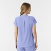 Wink Renew Women’s Mandarin Collar Scrub Top(Ceil Blue)