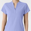 Wink Renew Women’s Mandarin Collar Scrub Top(Ceil Blue)