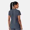 Wink Renew Women’s Mandarin Collar Scrub Top(Navy Heather)