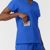 Wink Women’s Women’s V-Neck Scrub Top(Royal)