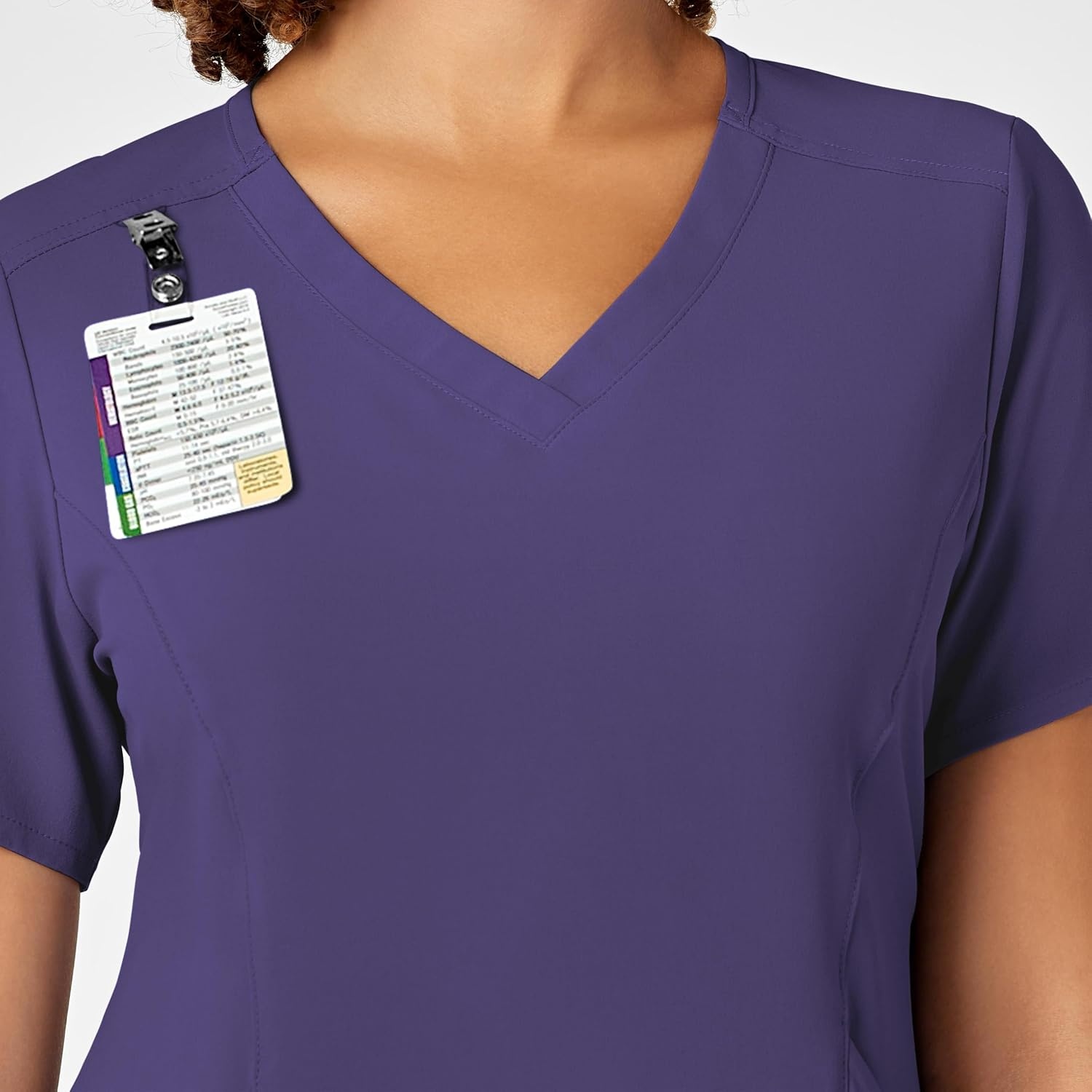 image:imageWINK Nova Womens FlexnReach VNeck Scrub TopGrape