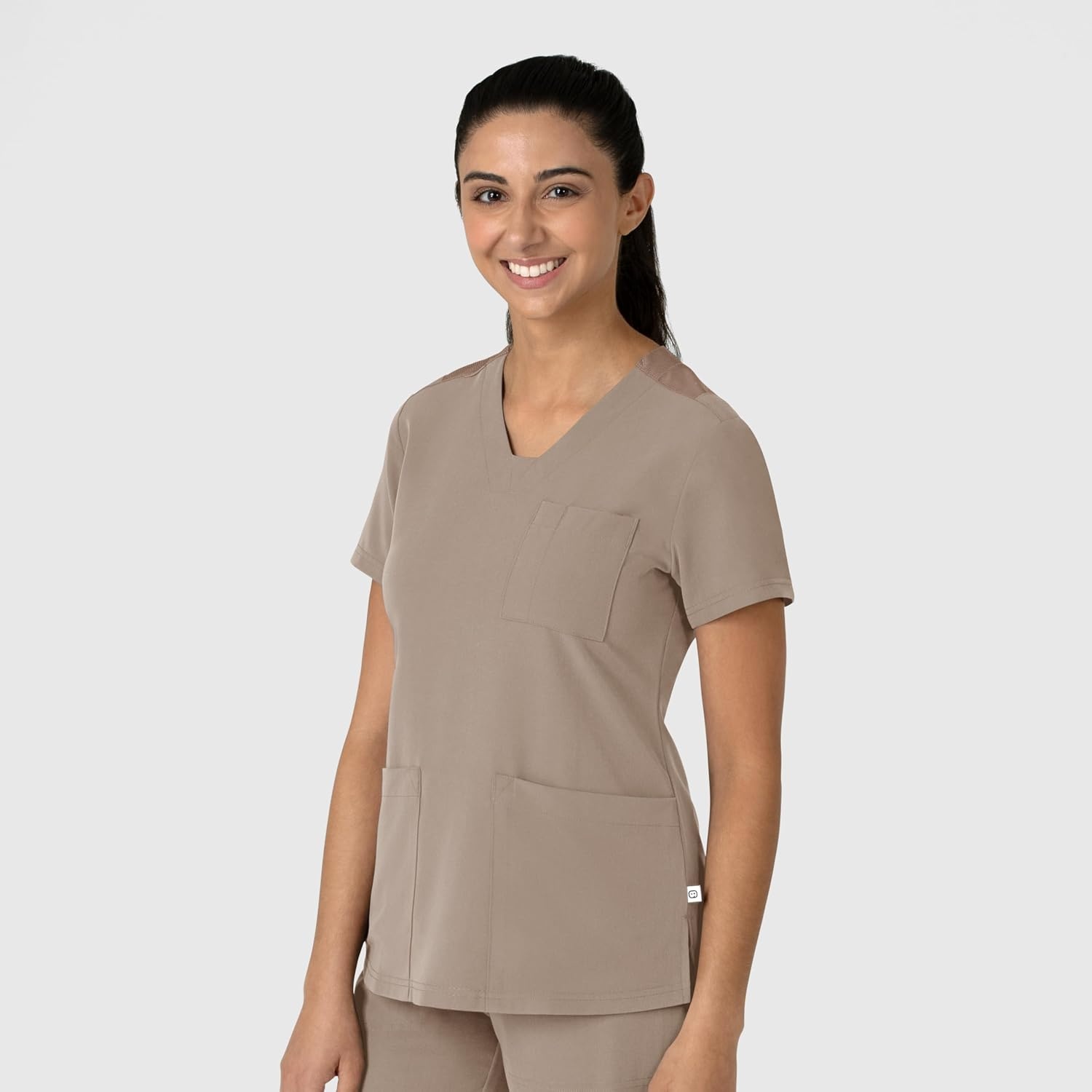 image:imageWINK Nova Womens FlexnReach VNeck Scrub TopHaze