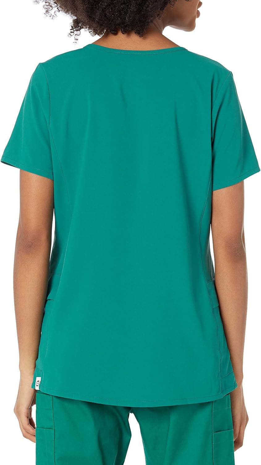 image:imageWINK Renew Womens Mock Wrap Scrub TopHunter
