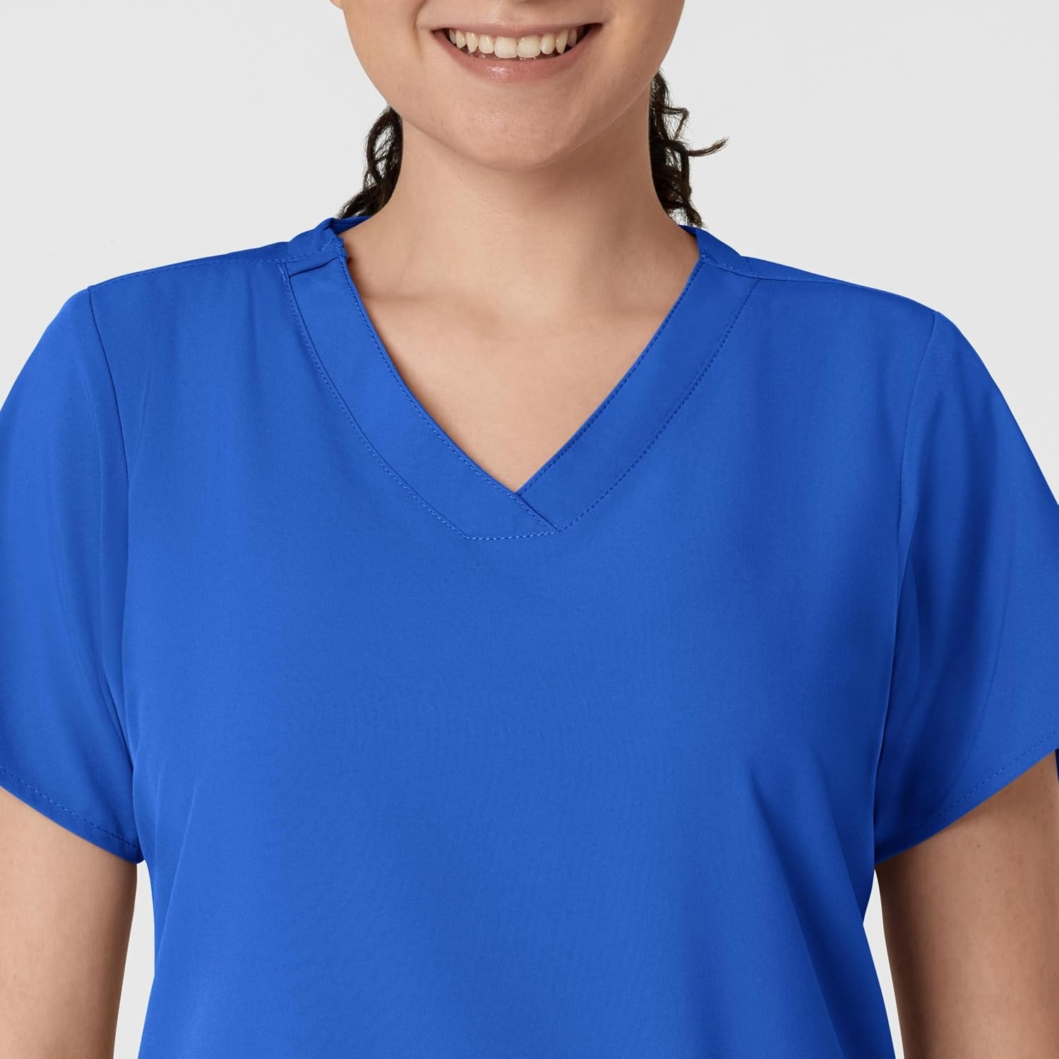 image:imageWINK W123 Womens Basic VNeck Scrub TopRoyal