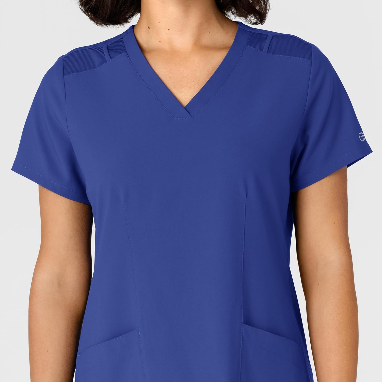 image:imageWINK Womens Womens Flexnreach Side Panel Vneck Scrub TopGalaxy Blue