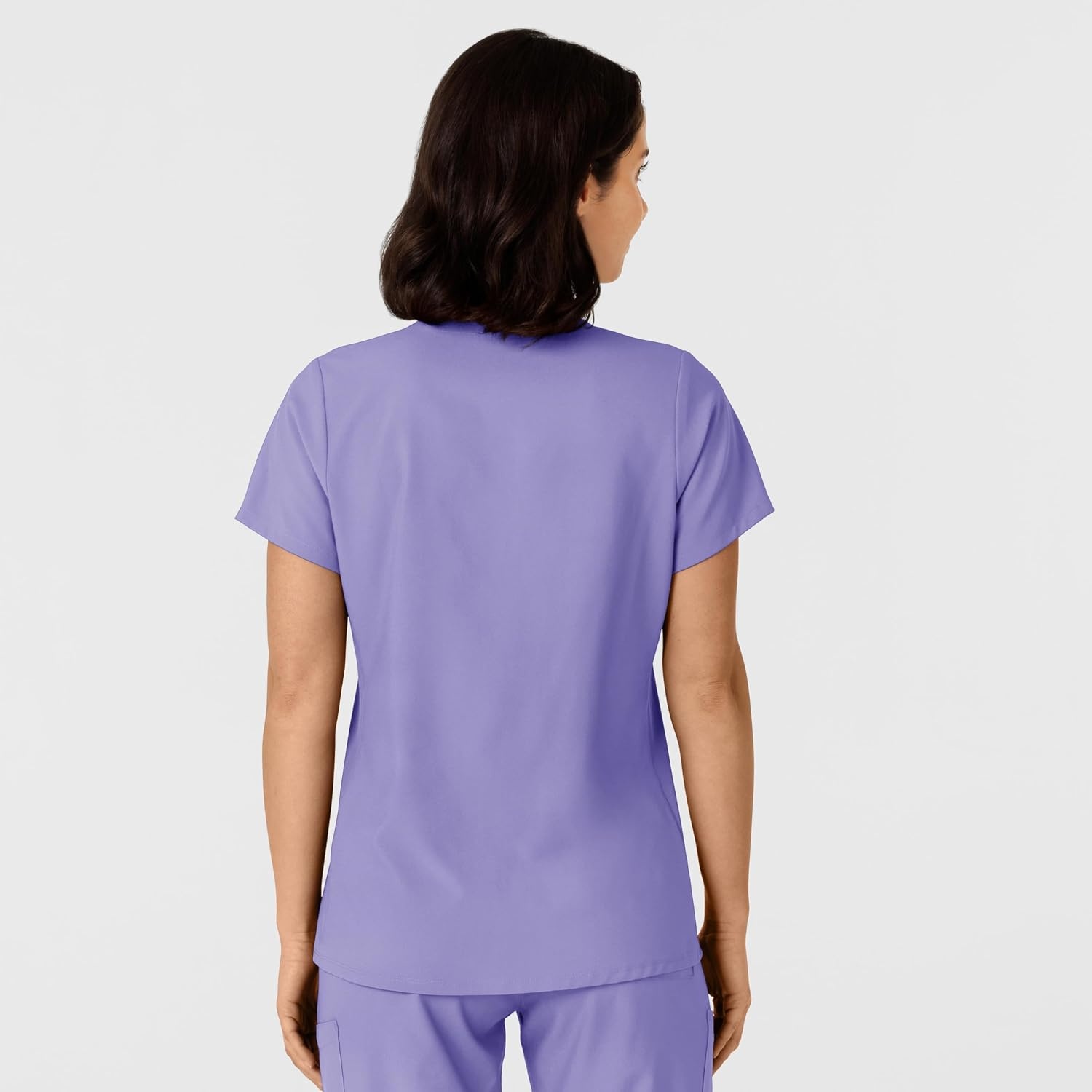 image:imageWINK Womens Womens Flexnreach Side Panel Vneck Scrub TopIris Purple