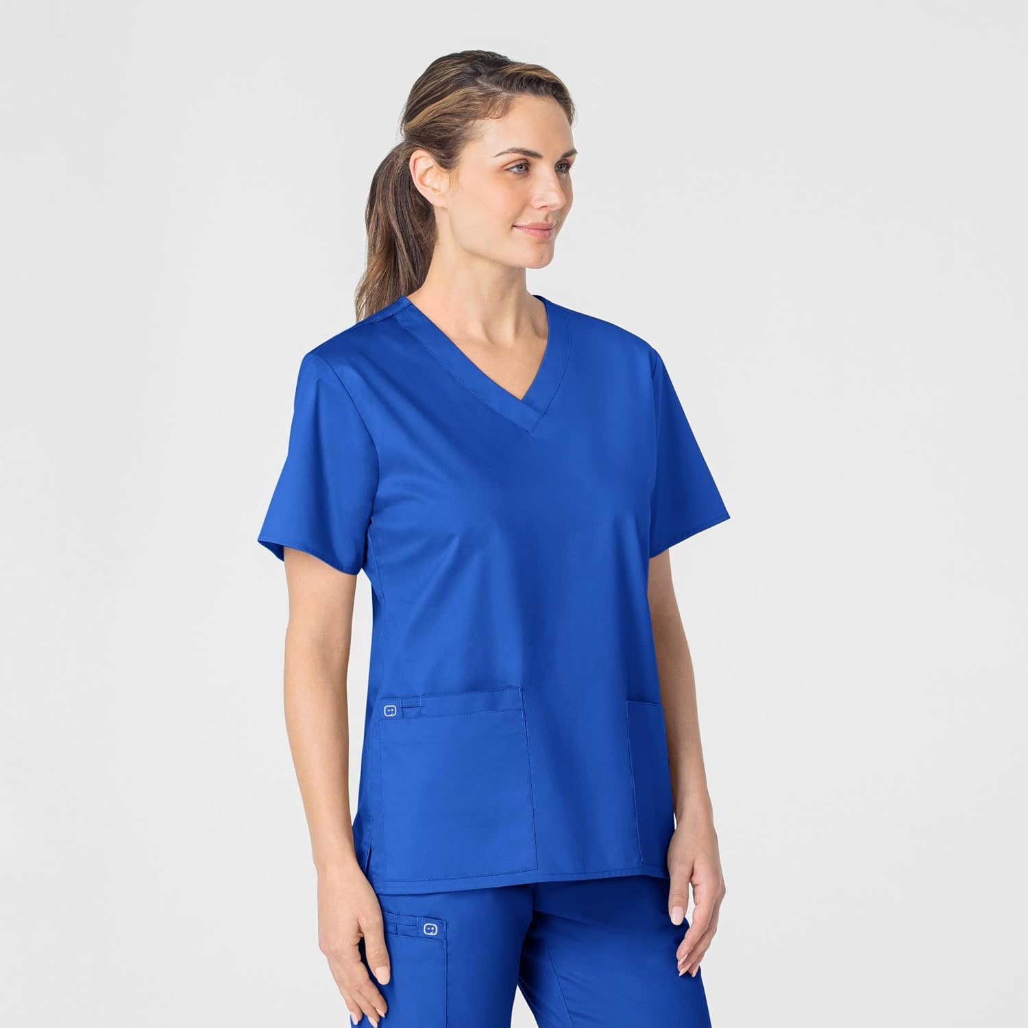 image:imageWINK WonderWORK Womens VNeck Scrub TopRoyal