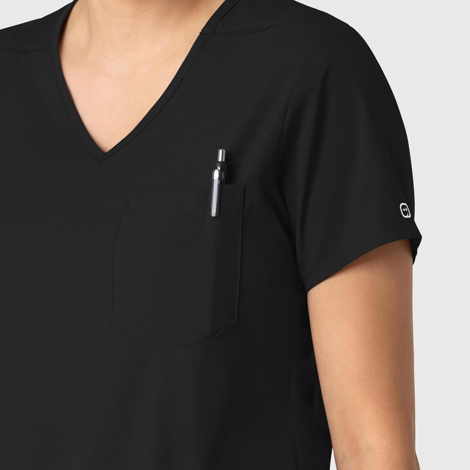 image:imageWink Boundless Womens Tuckin Scrub TopBlack
