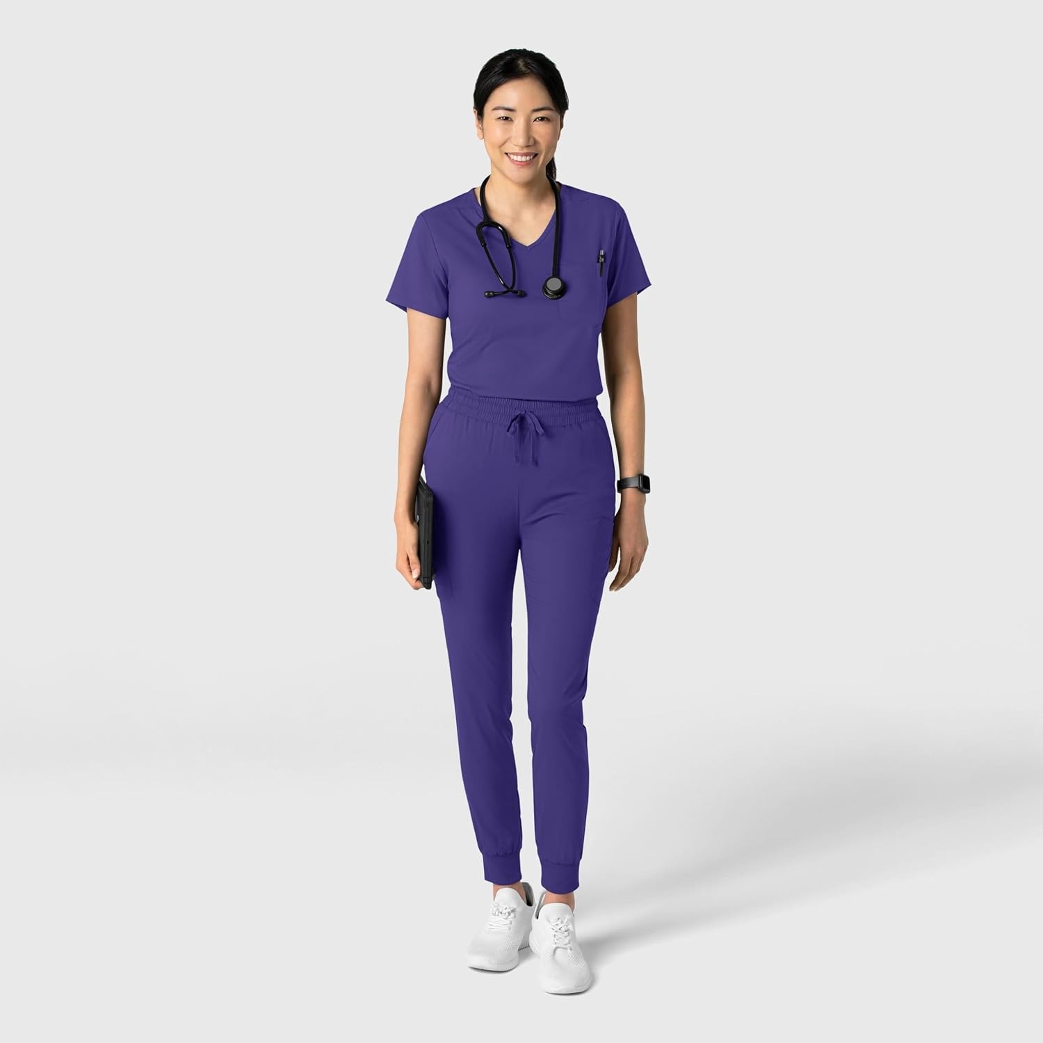 image:imageWink Boundless Womens Tuckin Scrub TopGrape