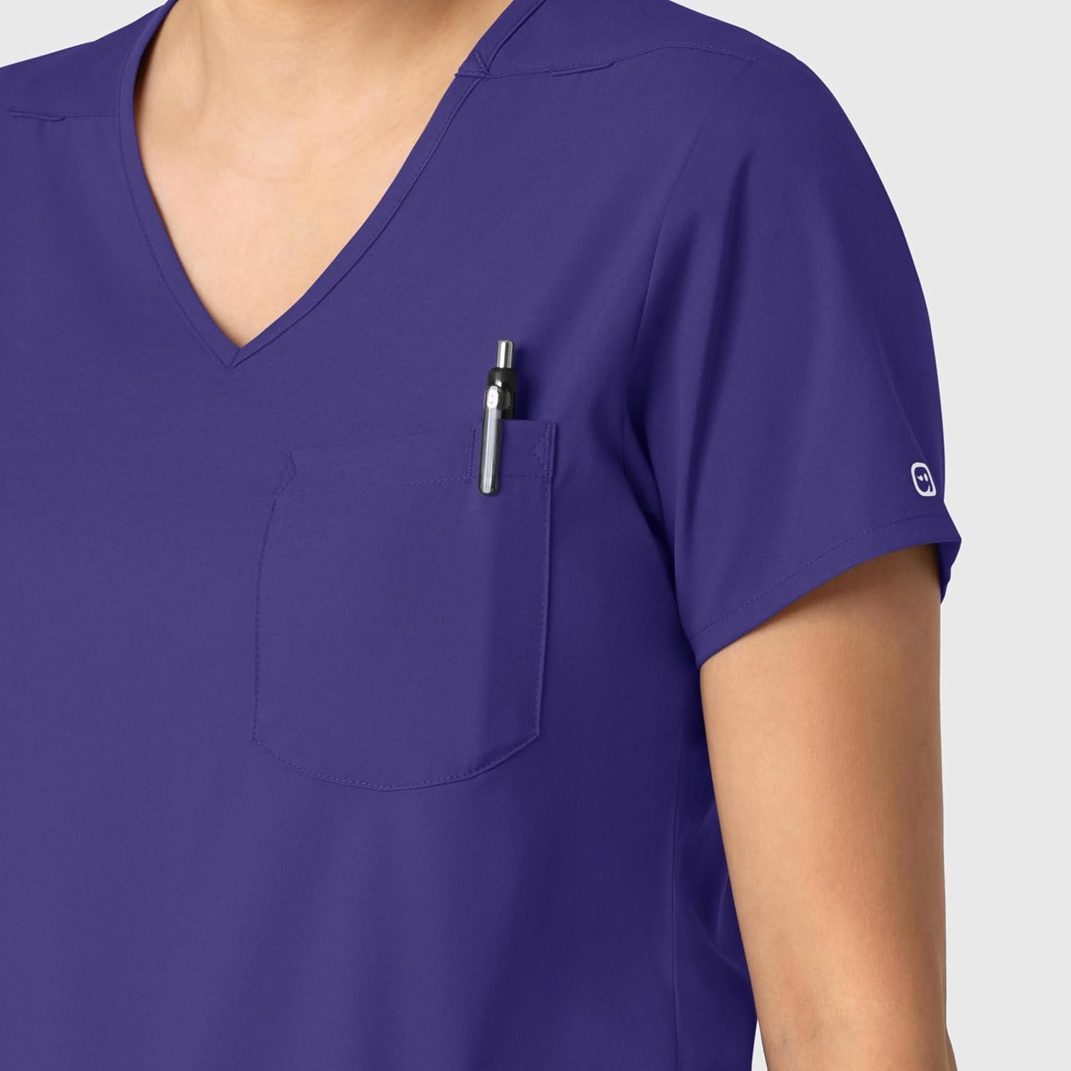image:imageWink Boundless Womens Tuckin Scrub TopGrape