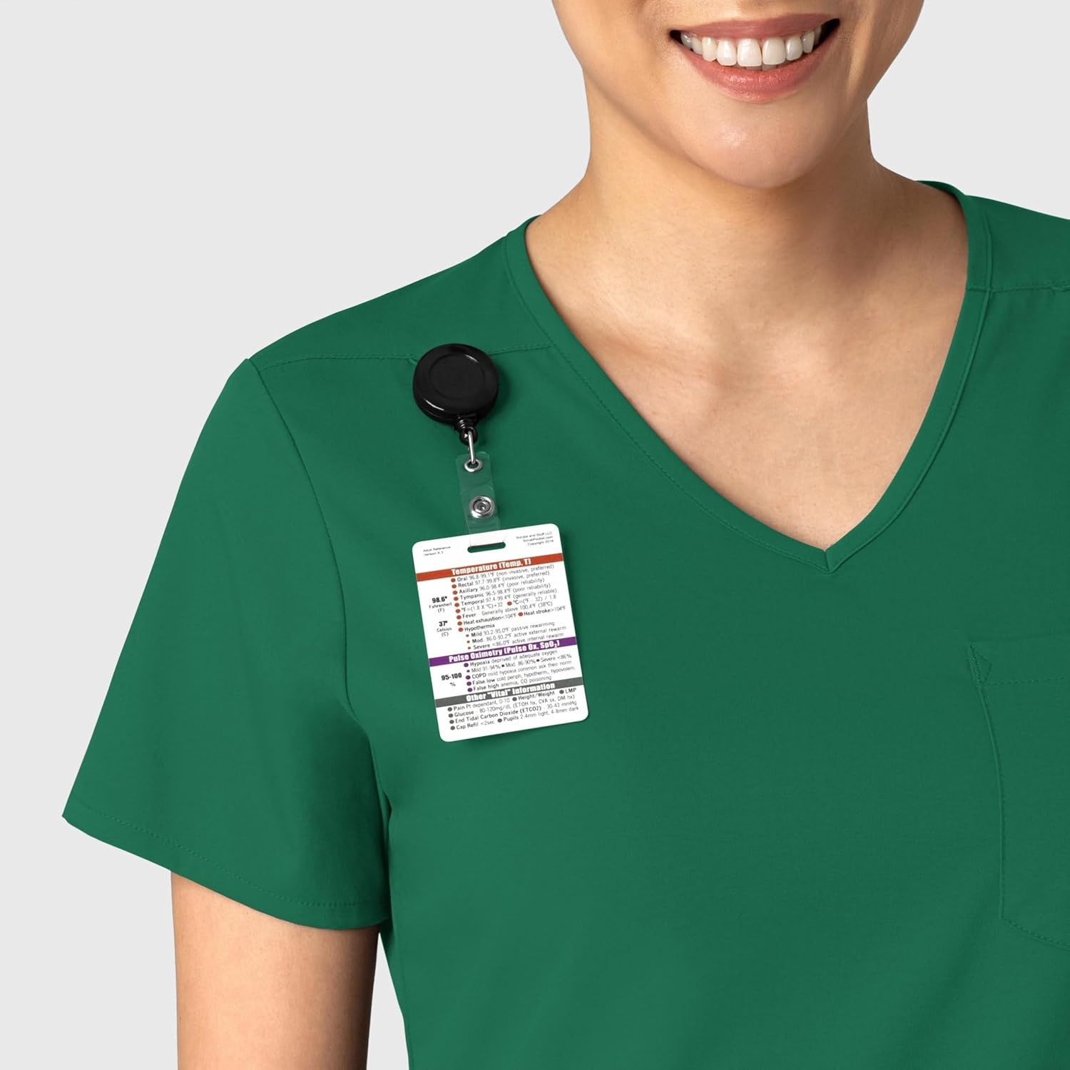 image:imageWink Boundless Womens Tuckin Scrub TopHunter