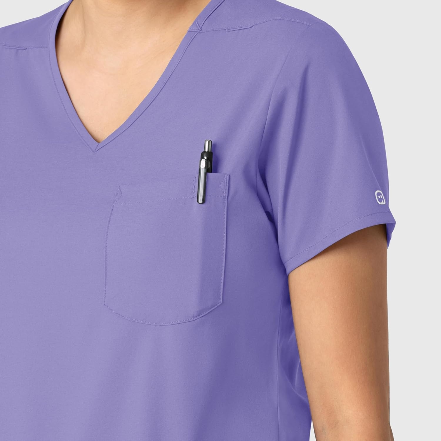 image:imageWink Boundless Womens Tuckin Scrub TopIris Purple