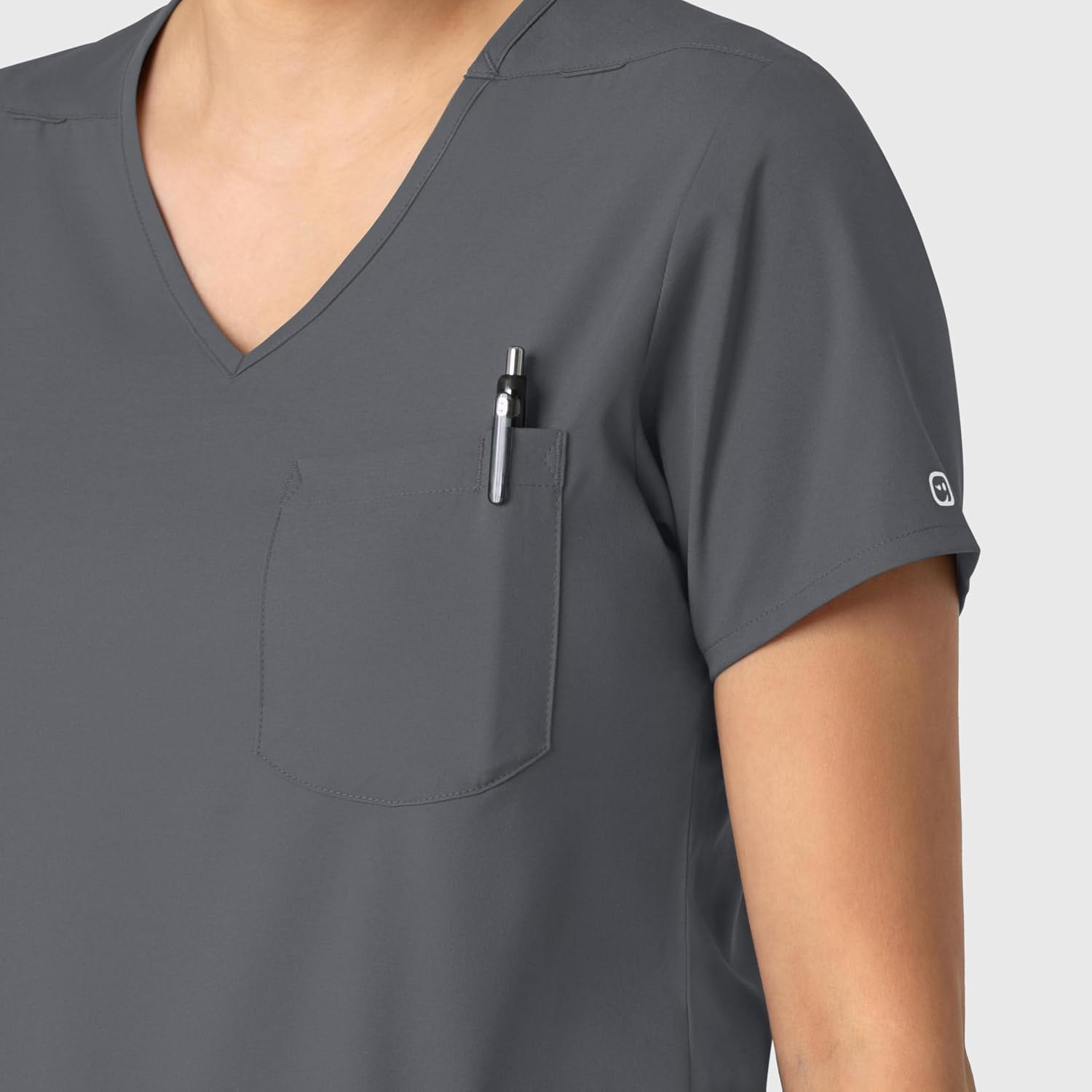 image:imageWink Boundless Womens Tuckin Scrub TopPewter
