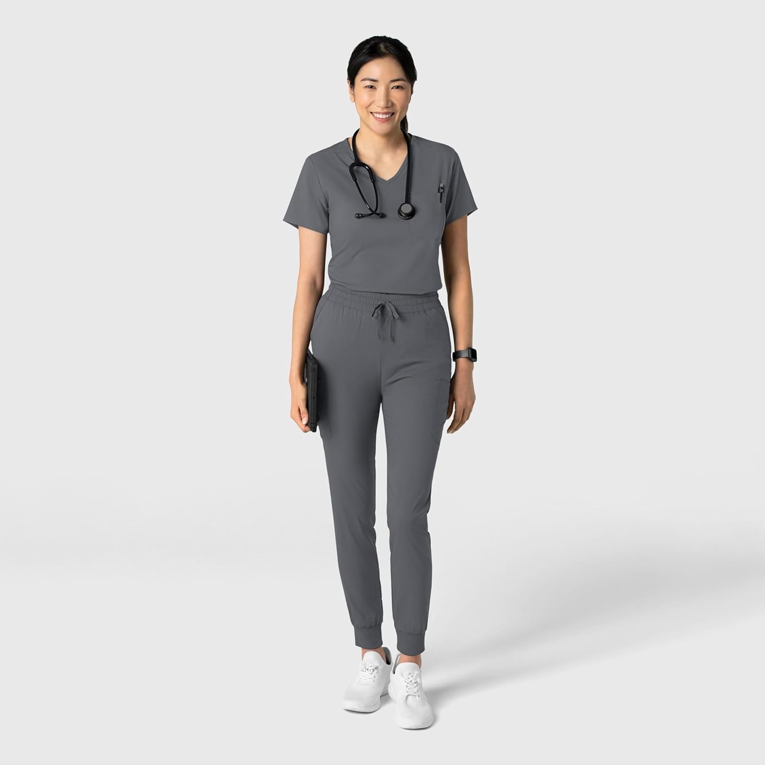 image:imageWink Boundless Womens Tuckin Scrub TopPewter