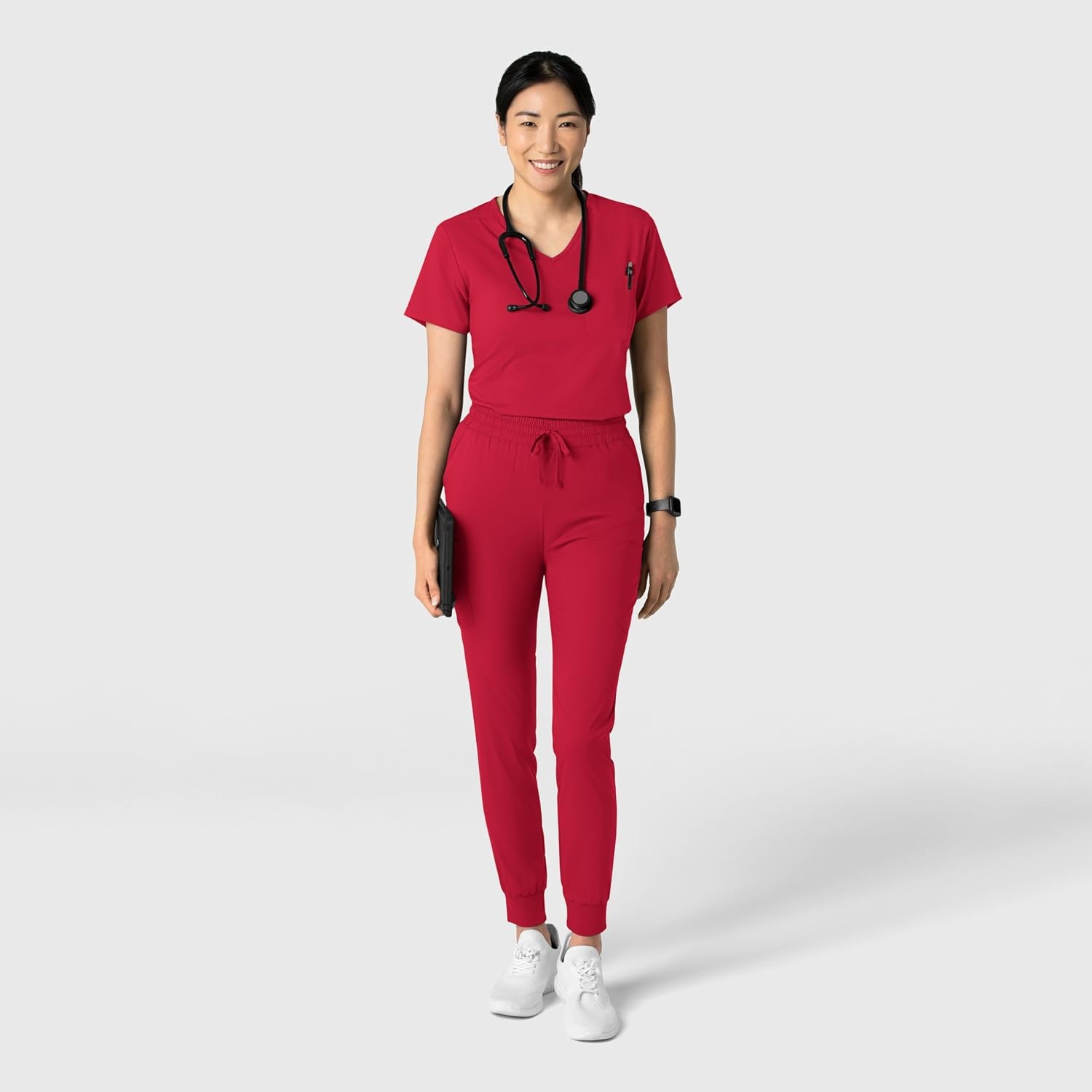image:imageWink Boundless Womens Tuckin Scrub TopRed