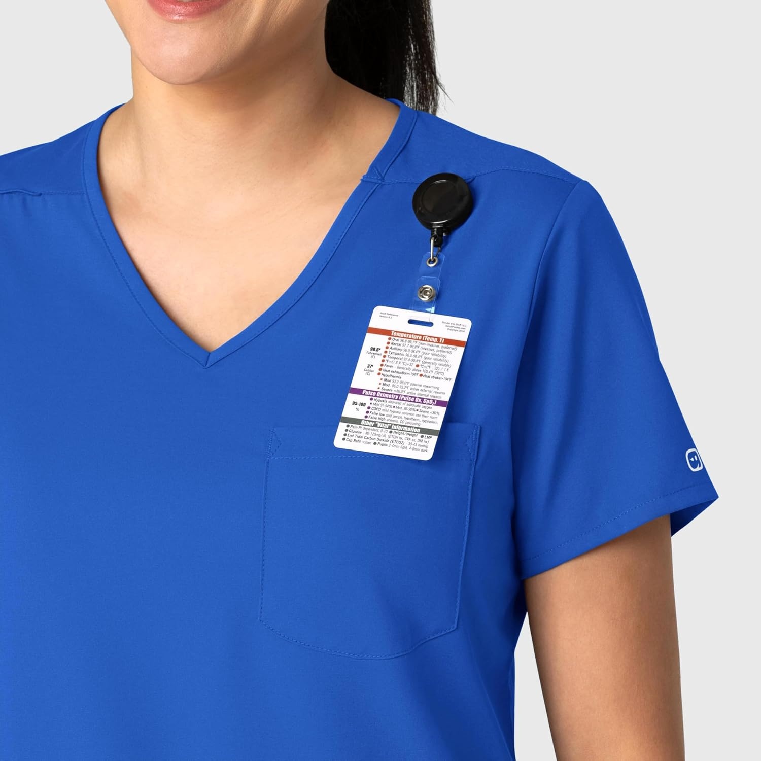 image:imageWink Boundless Womens Tuckin Scrub TopRoyal