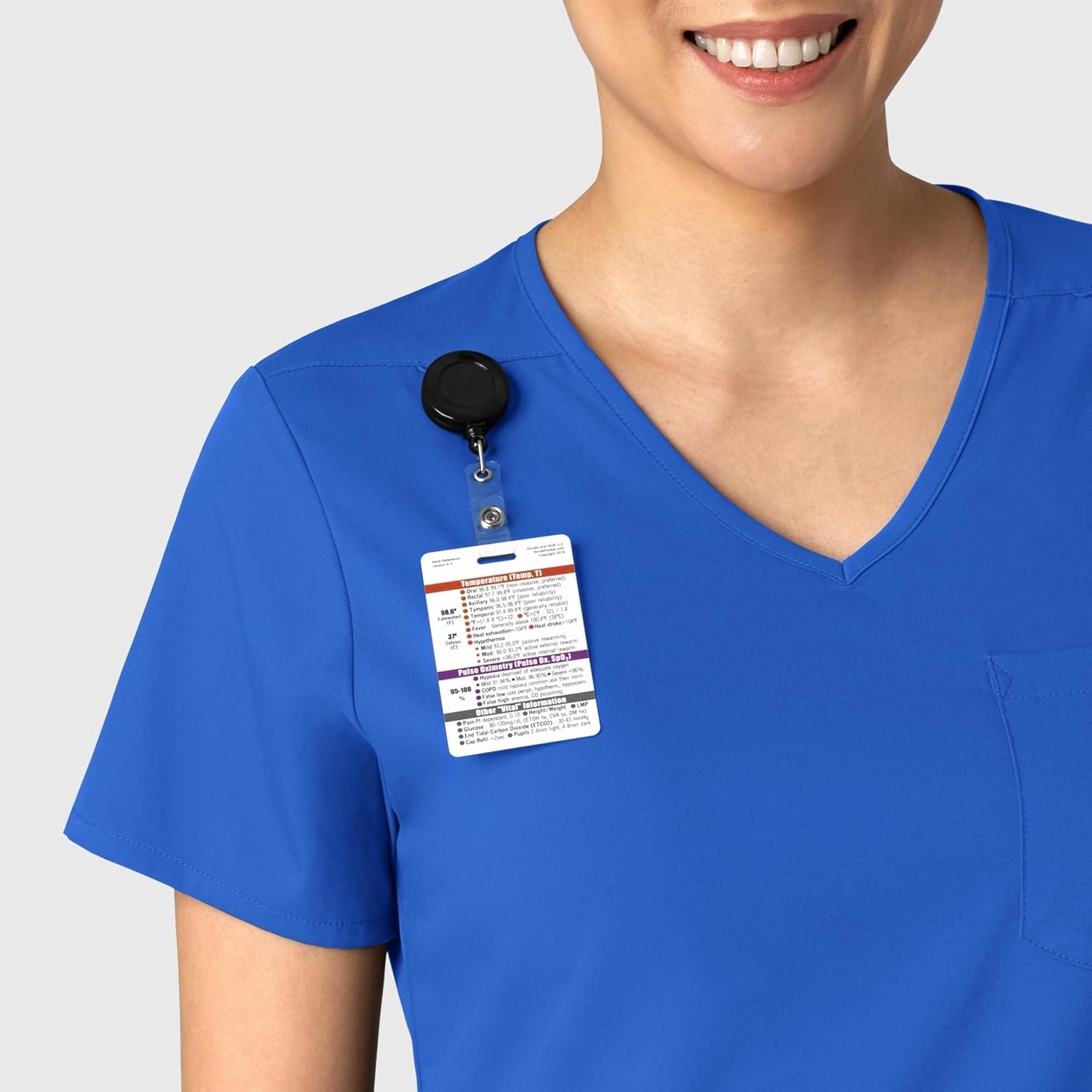 image:imageWink Boundless Womens Tuckin Scrub TopRoyal