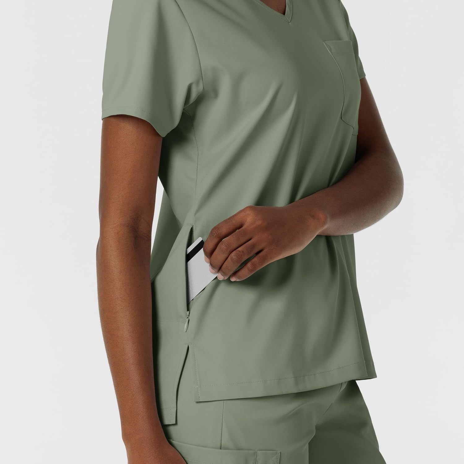 image:imageWink Boundless Womens Tuckin Scrub TopSage