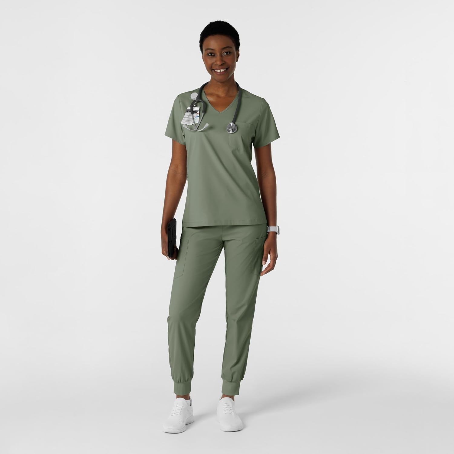 image:imageWink Boundless Womens Tuckin Scrub TopSage
