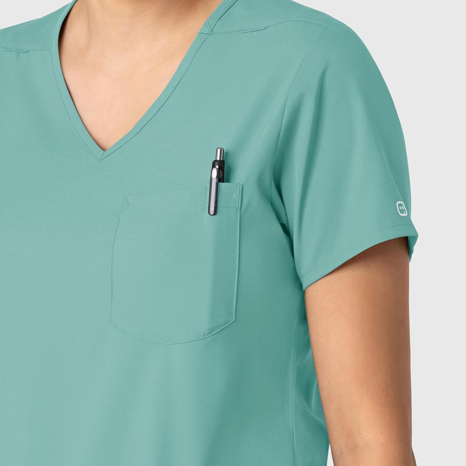 image:imageWink Boundless Womens Tuckin Scrub TopTurquoise