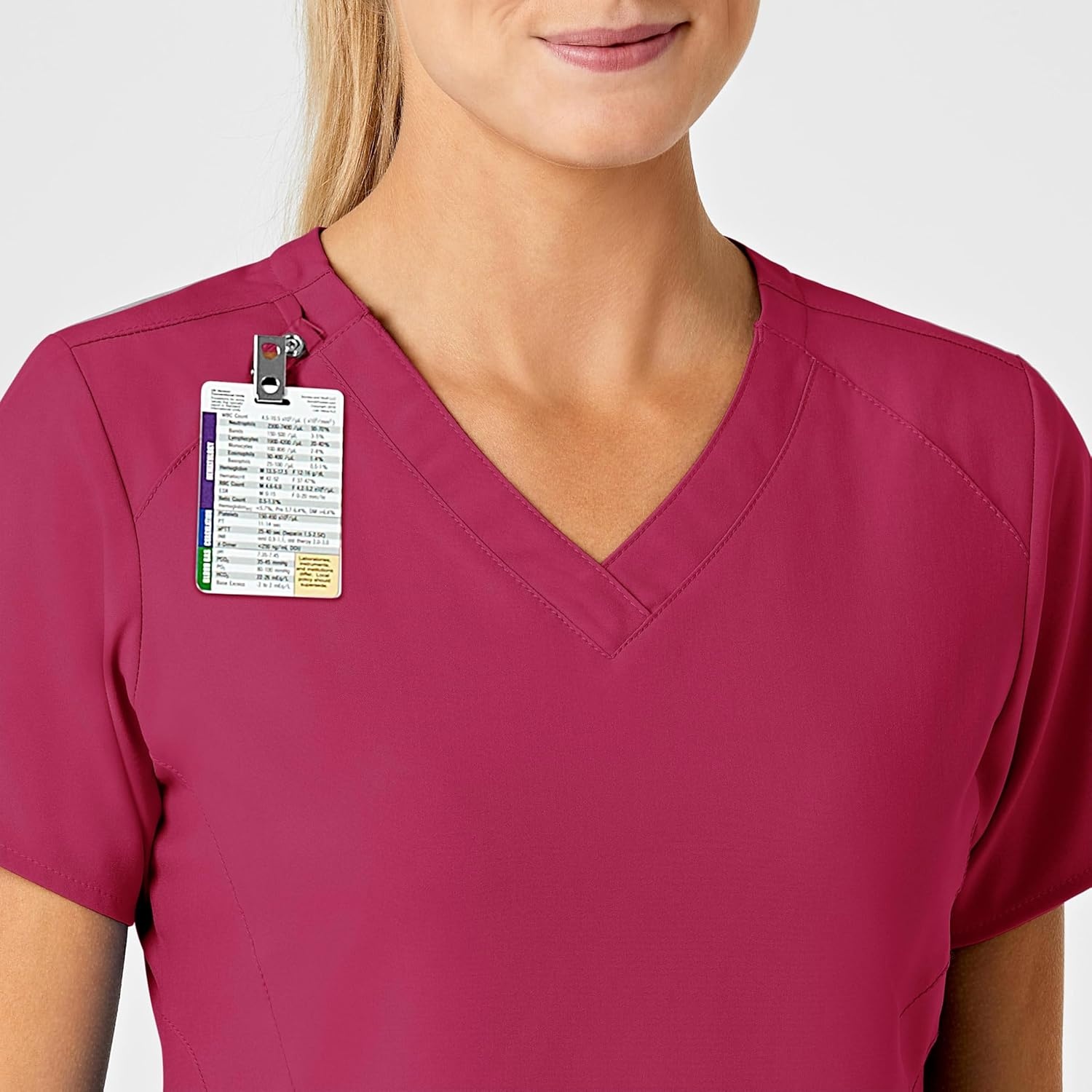 image:imageWink Boundless Womens Tuckin Scrub TopViva Magenta