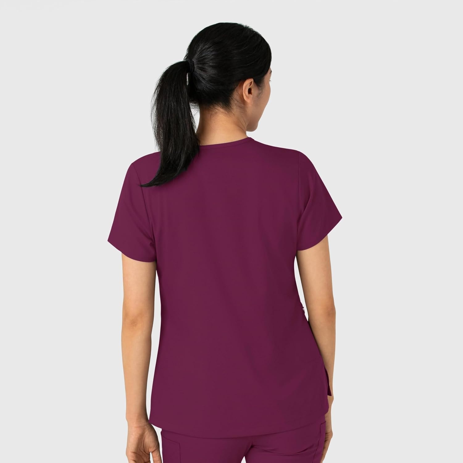 image:imageWink Boundless Womens Tuckin Scrub TopWine