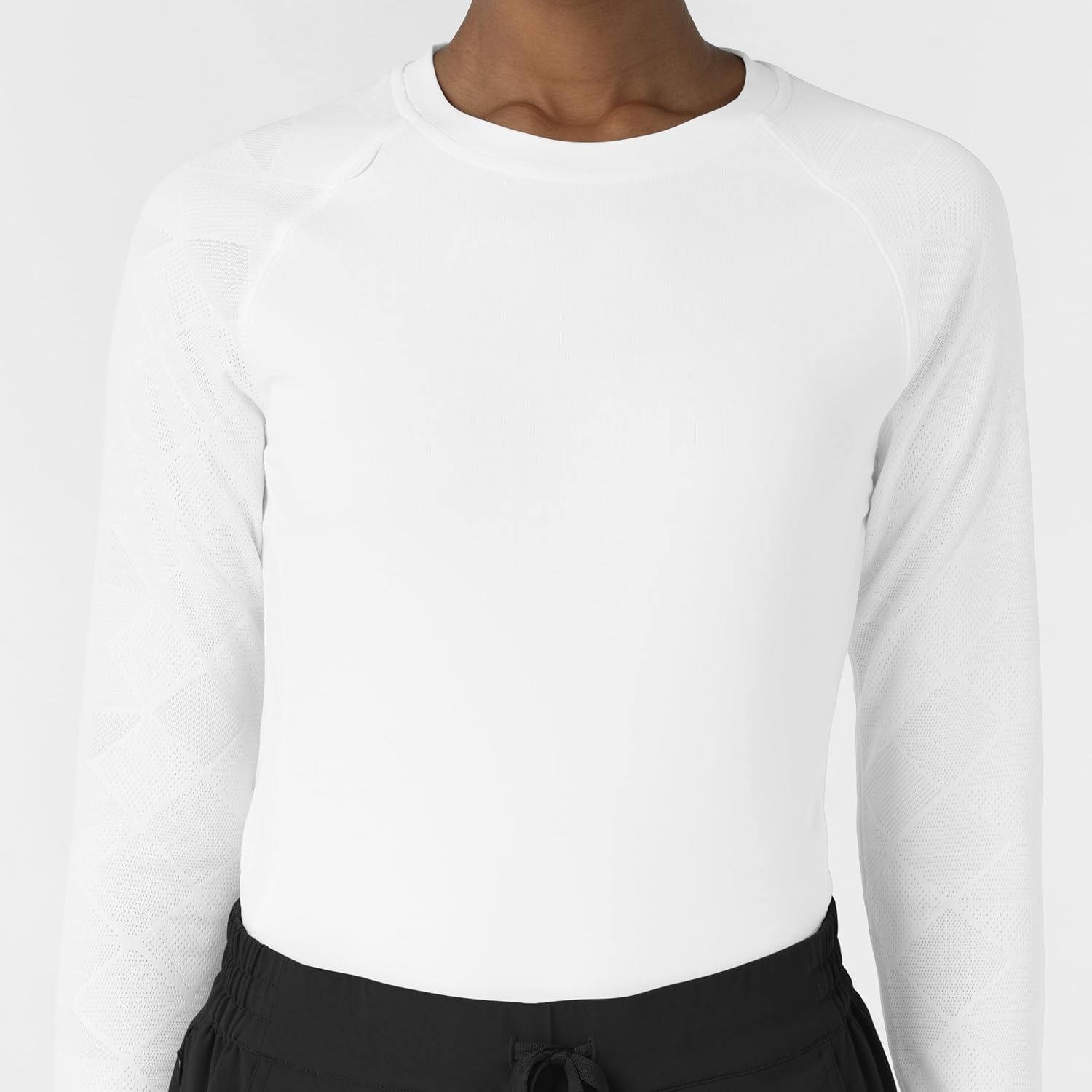 image:imageWink Layers Womens Engineered Underscrub TeeWhite