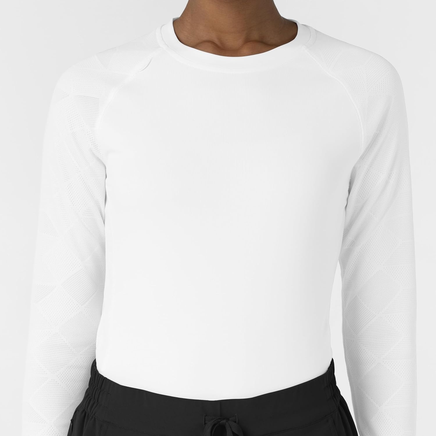 image:imageWink Layers Womens Engineered Underscrub TeeWhite