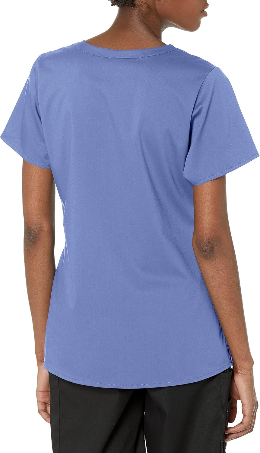 image:imageWink PRO Womens 4 Pocket Wrap Scrub TopCeil Blue
