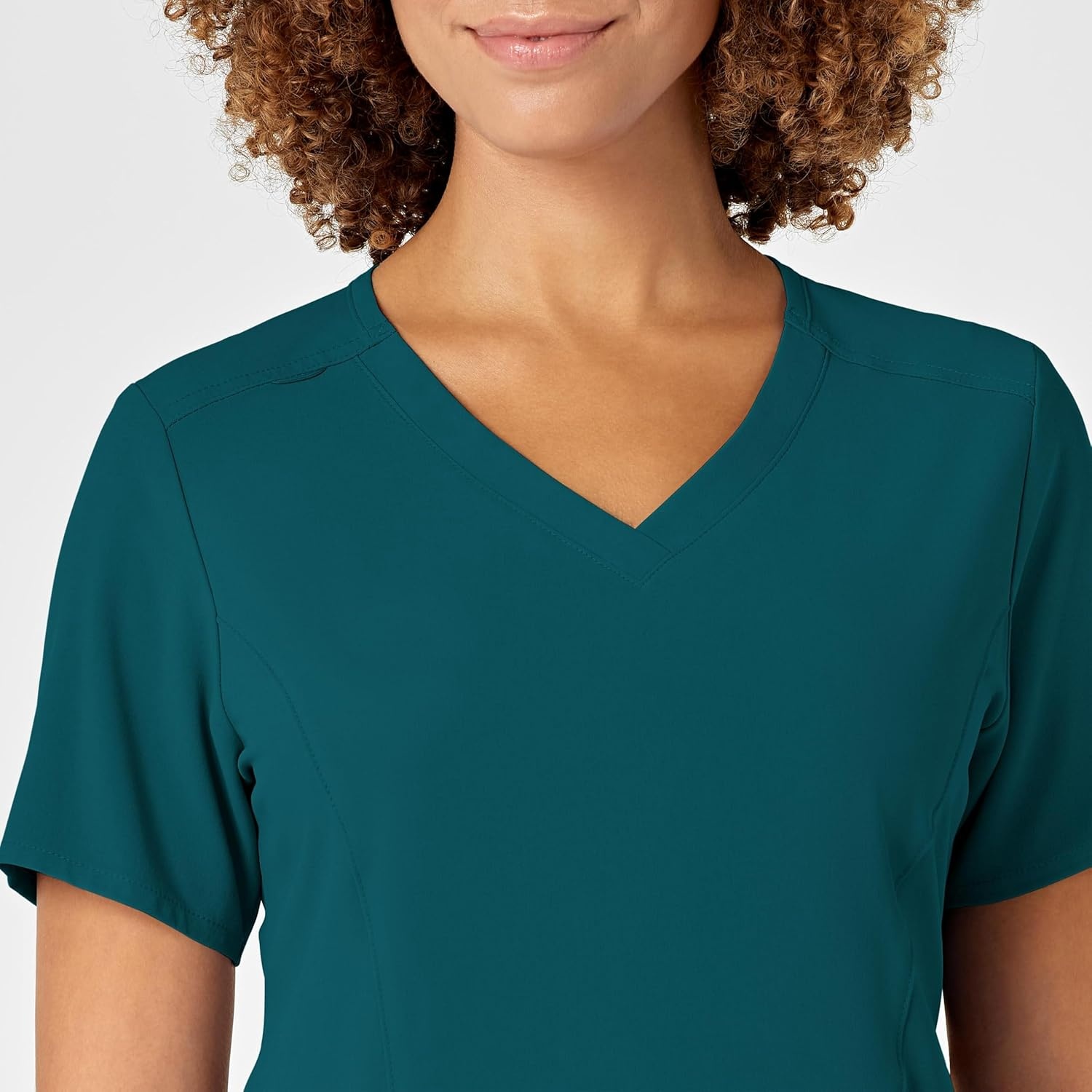 image:imageWink Renew Womens VNeck Scrub Top Caribbean Blue S