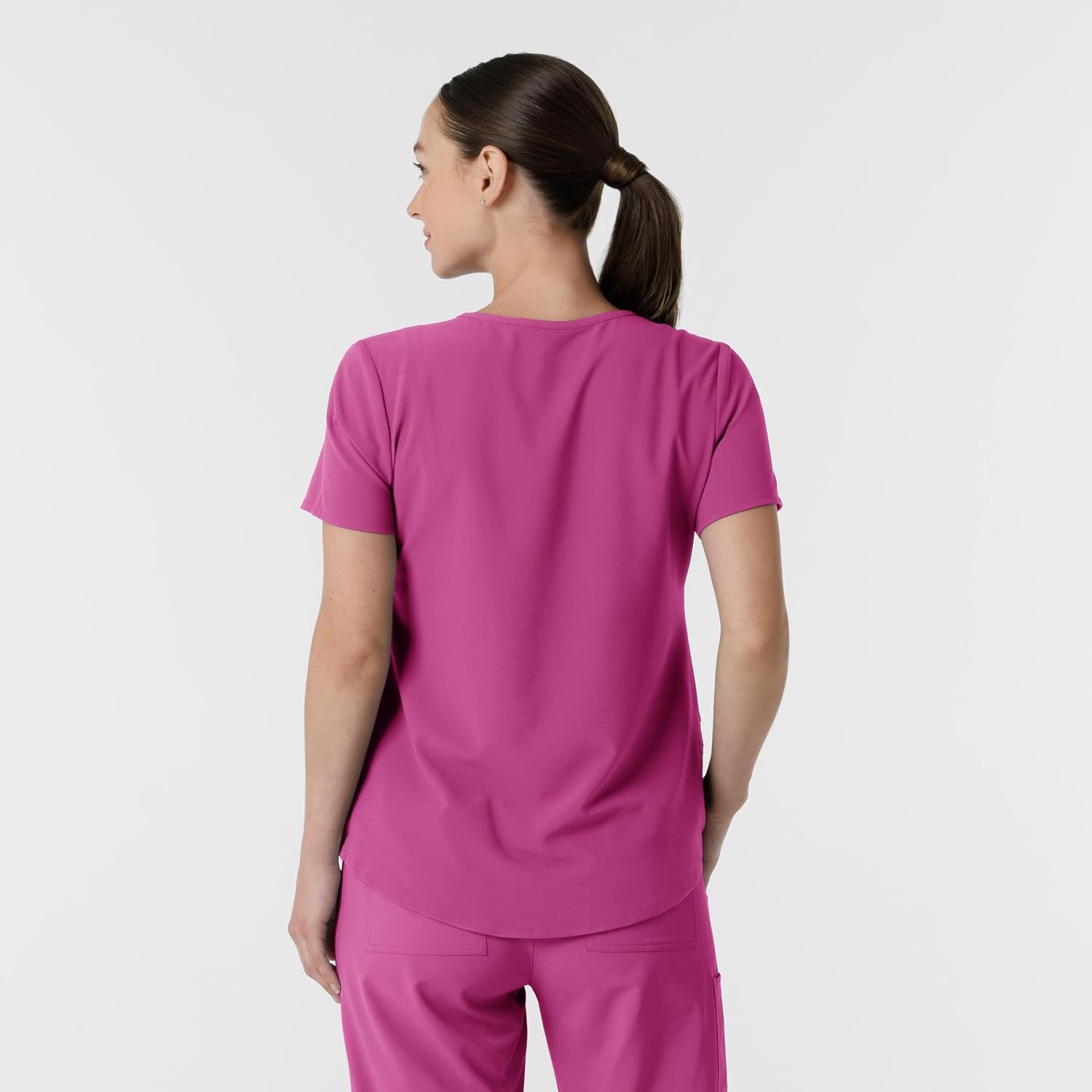 image:imageWink Renew Womens VNeck Scrub TopRaspberry