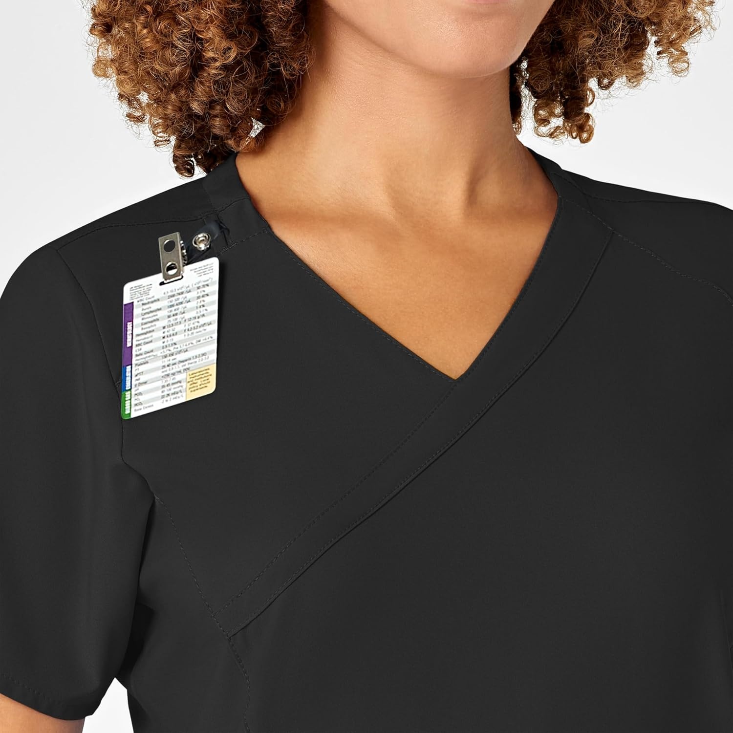 image:imageWink Scrubs for Women W123 Mock Wrap Tops with 10 Pockets