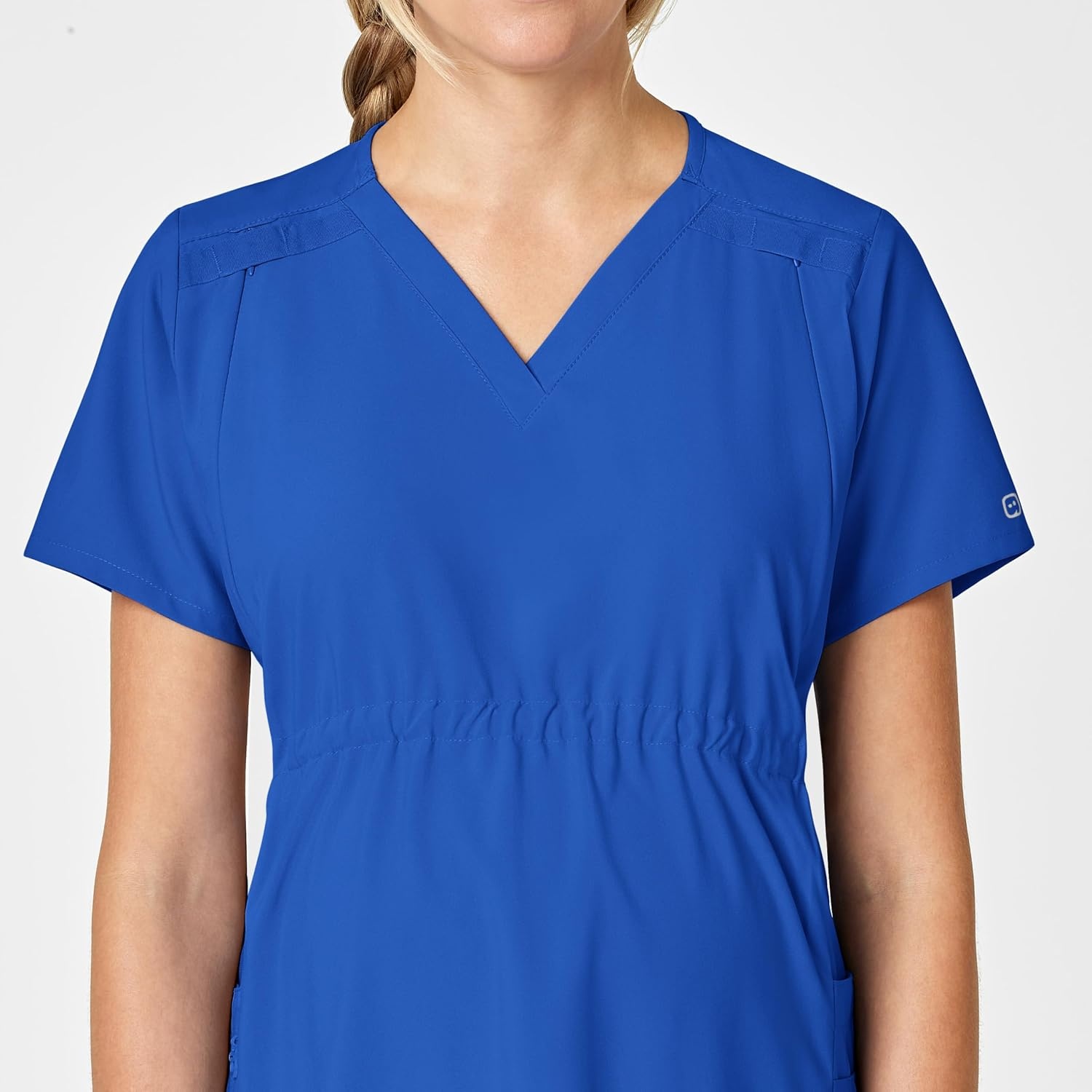image:imageWink W123 Maternity VNeck Scrub TopRoyal