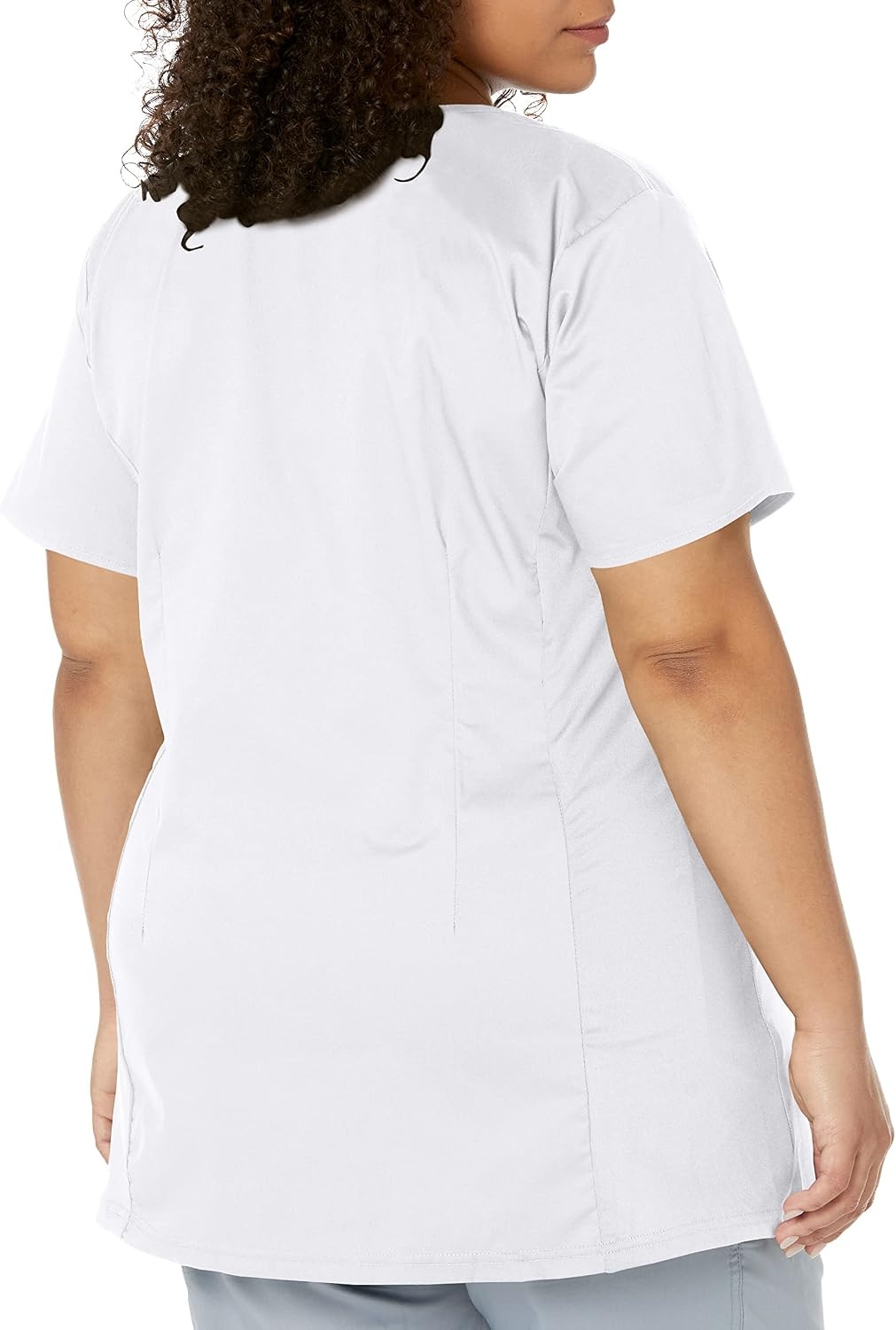 image:imageWink W123 Maternity VNeck Scrub TopWhite